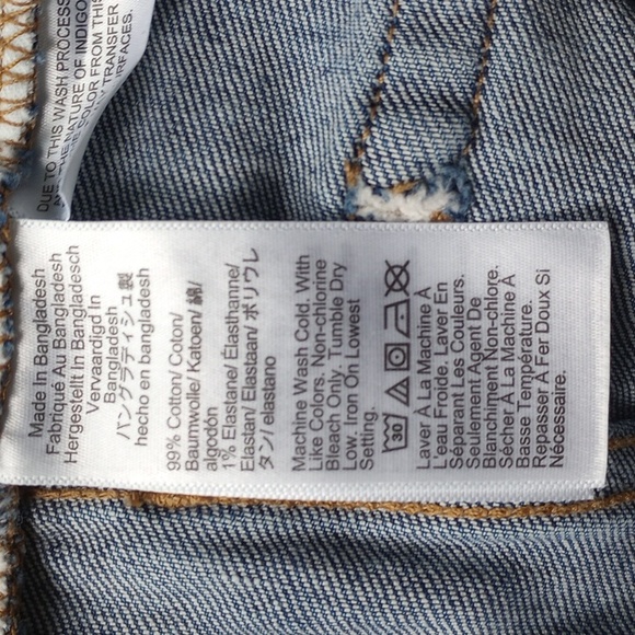 J Crew Factory Essential Straight Jeans 27 Mid Rise Cropped Raw Hem 29x26 50off3 - Picture 5 of 9